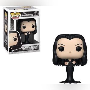 Funko Pop The Addams Family Morticia Figure - Black and White
